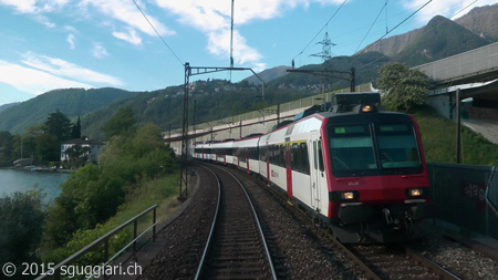 Vista dalla cabina - FFS RBDe 560 (Domino)